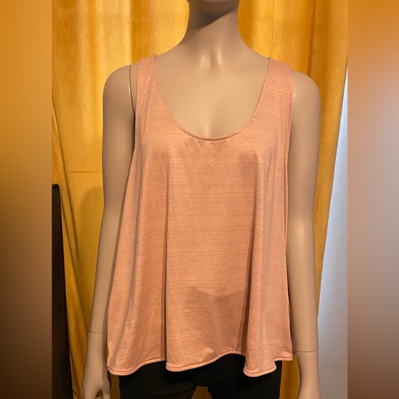 NWT XL Prana Pale Pink criss cross tank top Super cute and flattering Adorbs 🧘 - Picture 5 of 17